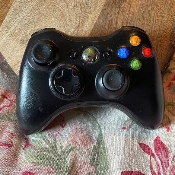 MICROSOFT 360 Wireless Remote BLACK Handheld Game Controller OEM Authentic - Picture 3 of 16